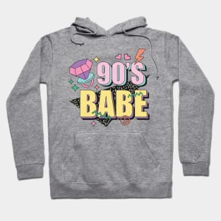 90s Babe Retro Vintage Aesthetic Hoodie